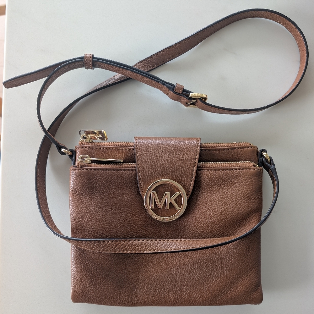 Michael Kors Fulton Saffiano Leather Crossbody Bag